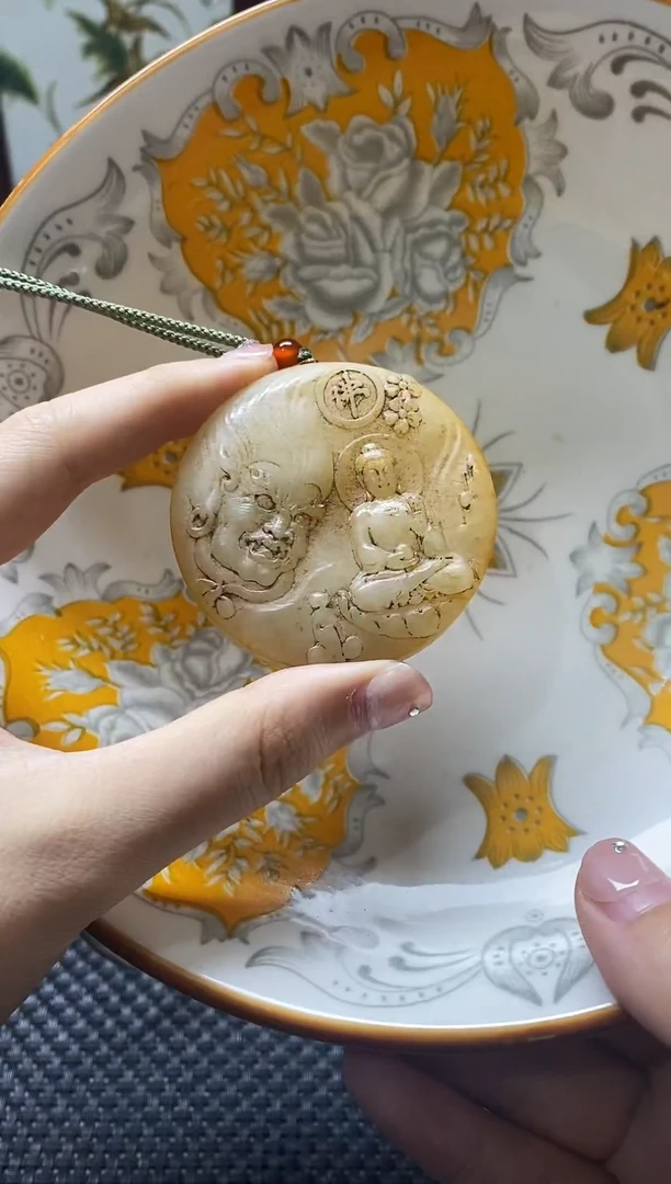 瓷片瓷片 瓷器 摆件 1个