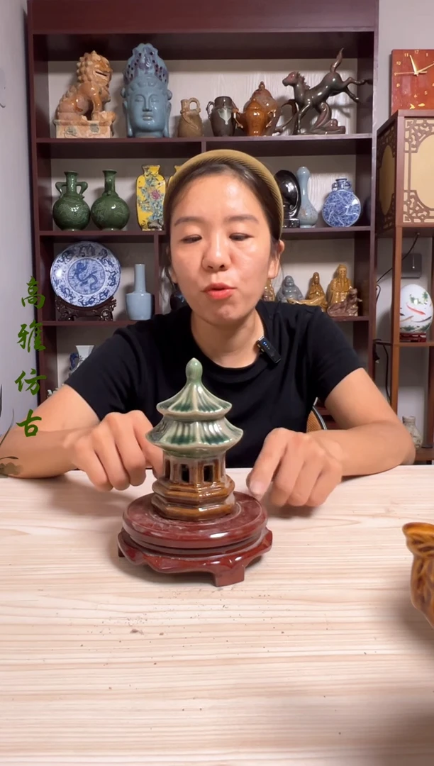 复古高雅瓷器摆件