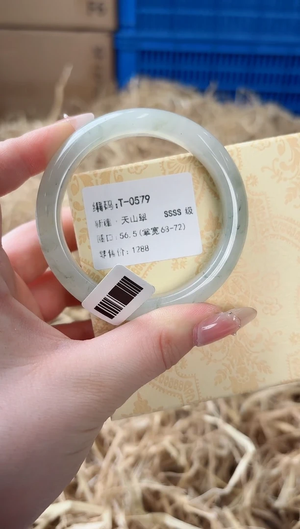 未镶嵌手镯石英质玉T-0579