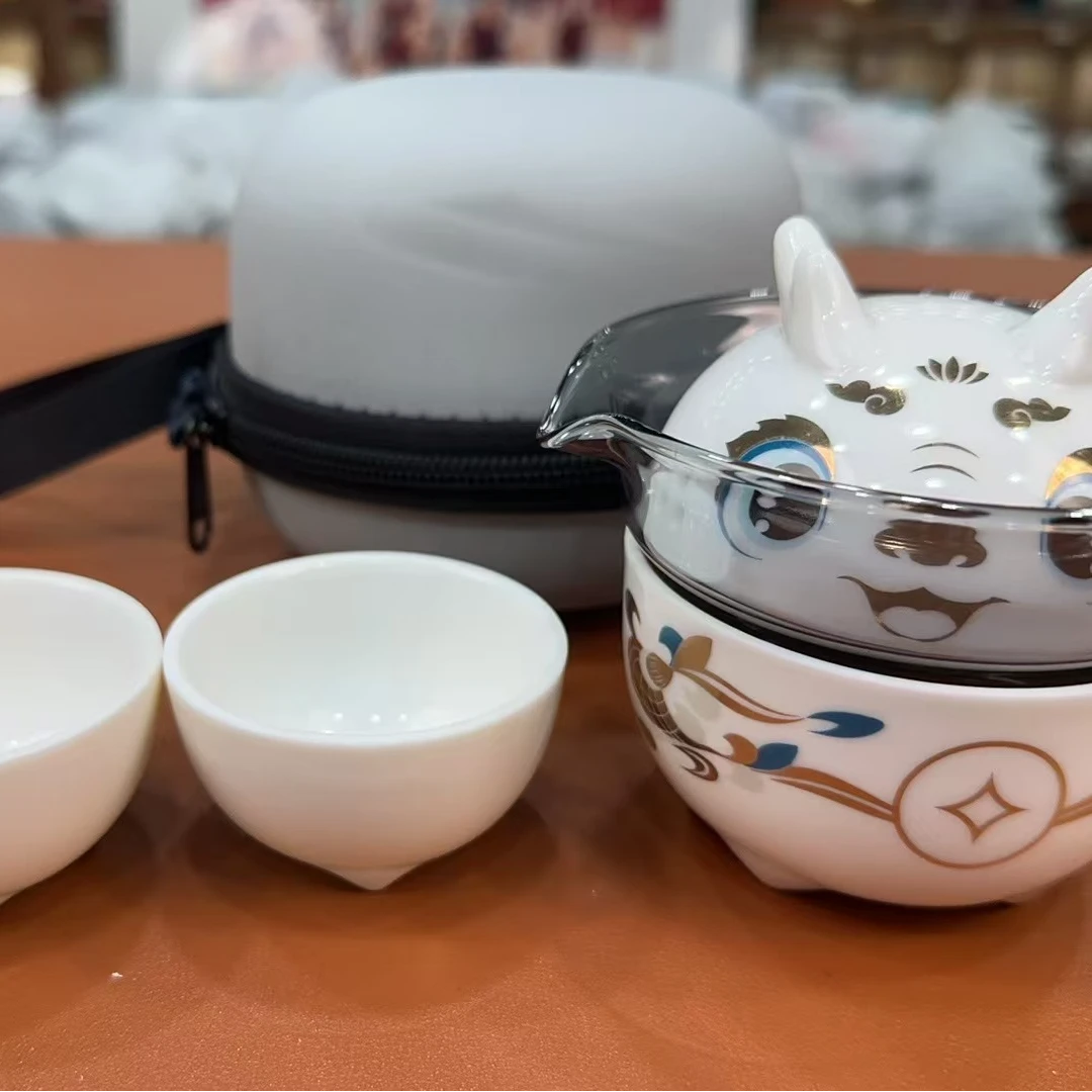 YS466-龙形旅行茶具