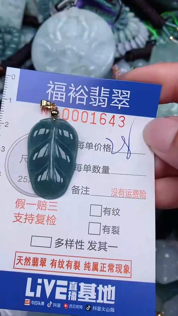 翡翠未镶嵌颈饰...0001643