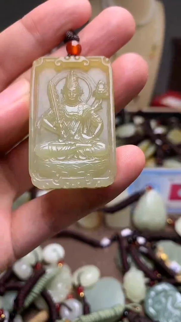 颈饰未镶嵌和田玉新疆料青海料清水和田玉吊坠