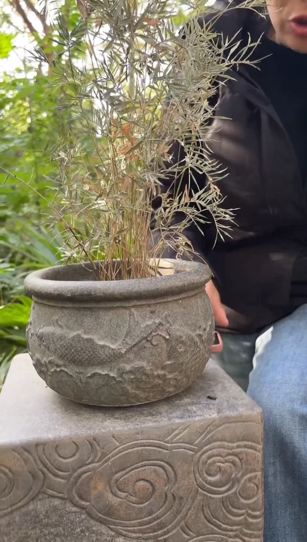 人造石年年有余花盆