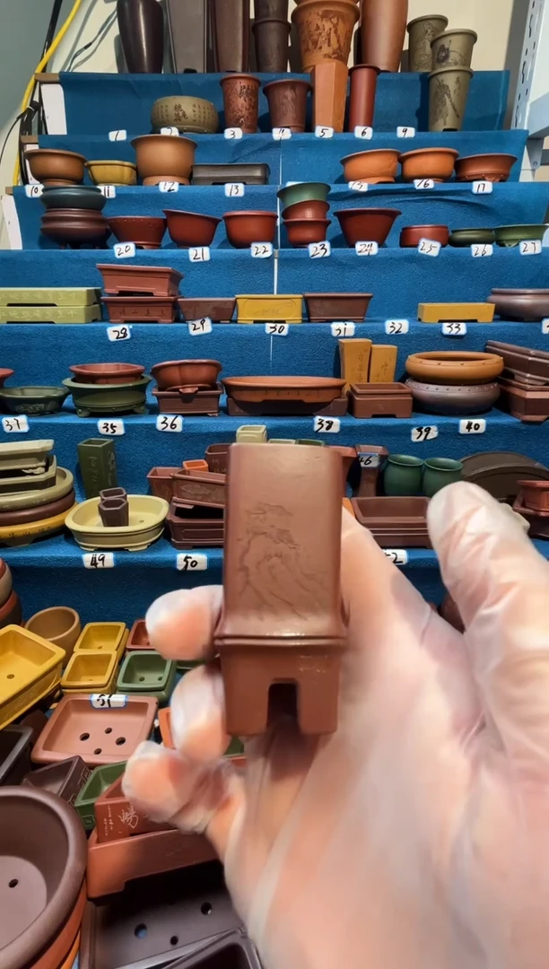 【闪购商品】紫砂紫砂花盆2*4