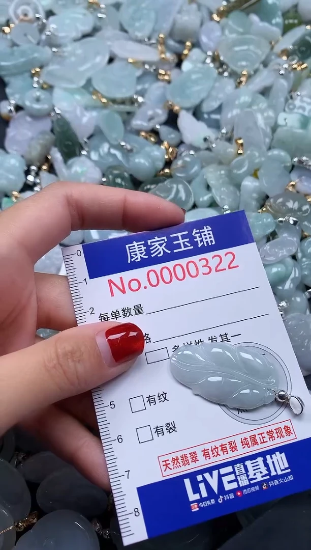 翡翠未镶嵌吊坠(不含链)322