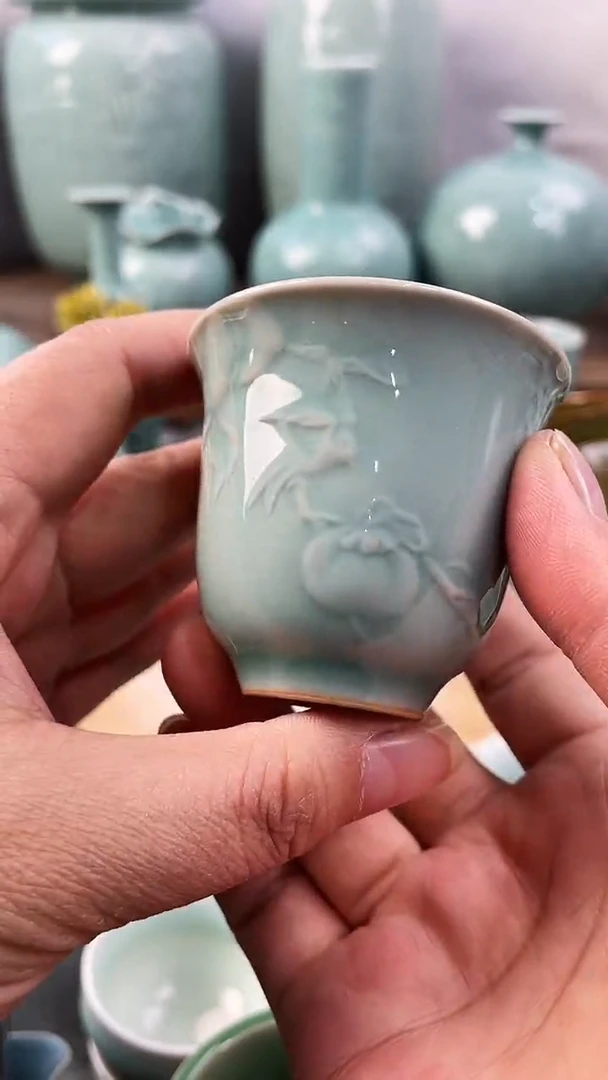 【闪购商品】福利款 慧仙青瓷 瓷器  主人杯