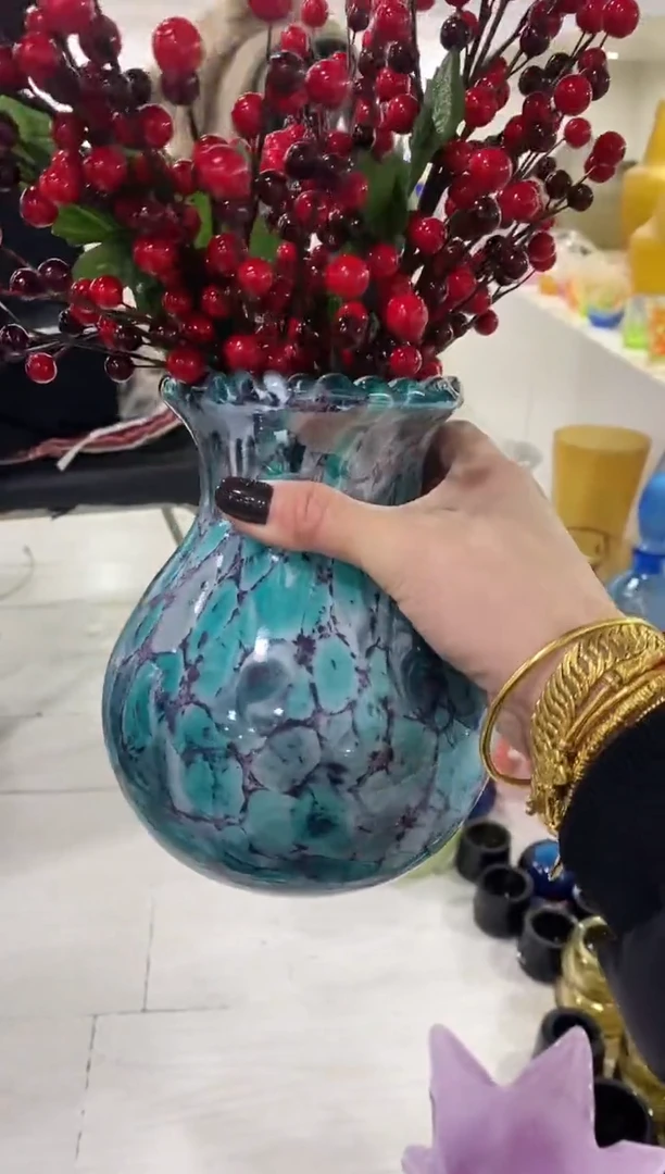 慕忆家手作琉璃花瓶