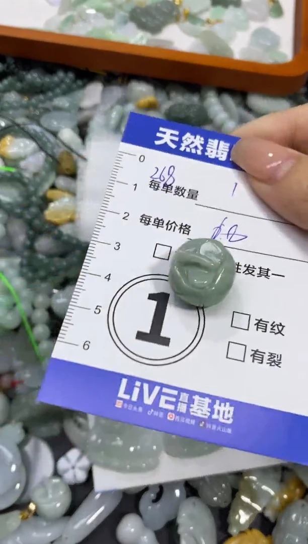 颈饰未镶嵌翡翠天然翡翠A货批量多样性发一件
