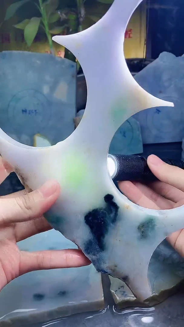 未镶嵌挂件翡翠小雨278