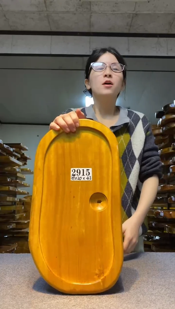 实木原木茶盘 一物一拍(不含配件）