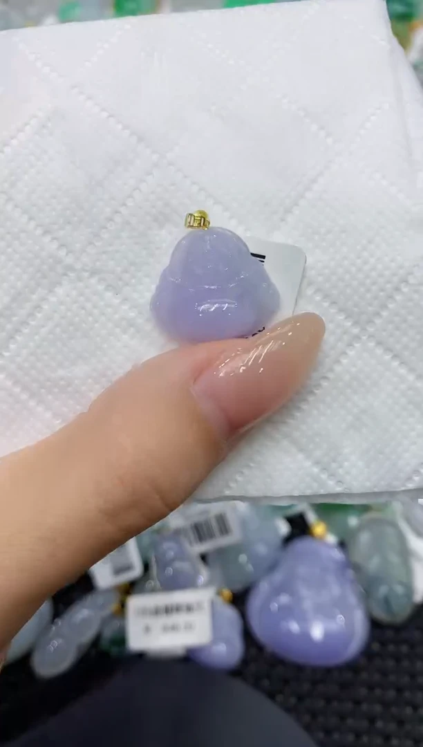 颈饰18K金镶嵌翡翠111111111111