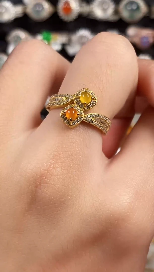 未镶嵌戒指翡翠天然A货翡翠75