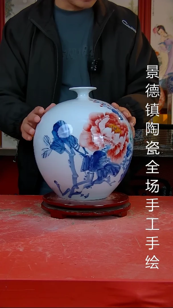 摆件景德镇陶瓷 全场手工手绘