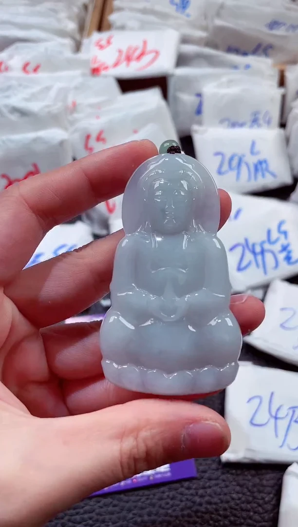 翡翠未镶嵌颈饰00003844