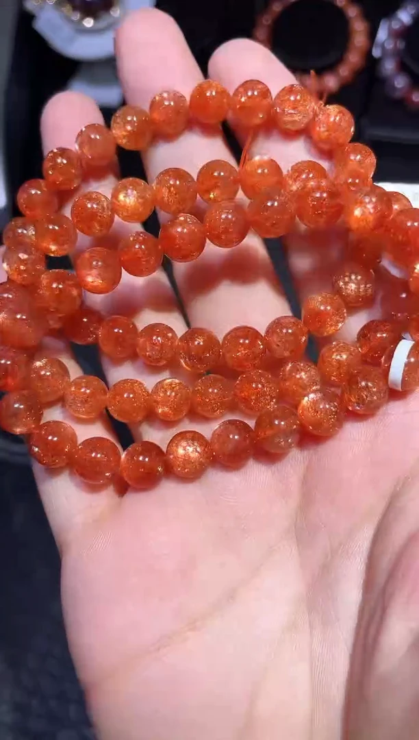 【闪购商品】日光石手链未镶嵌金太阳单圈A8（多样性发其一）