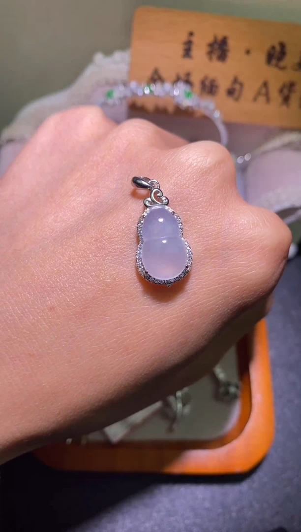 银S925镶嵌戒指翡翠066