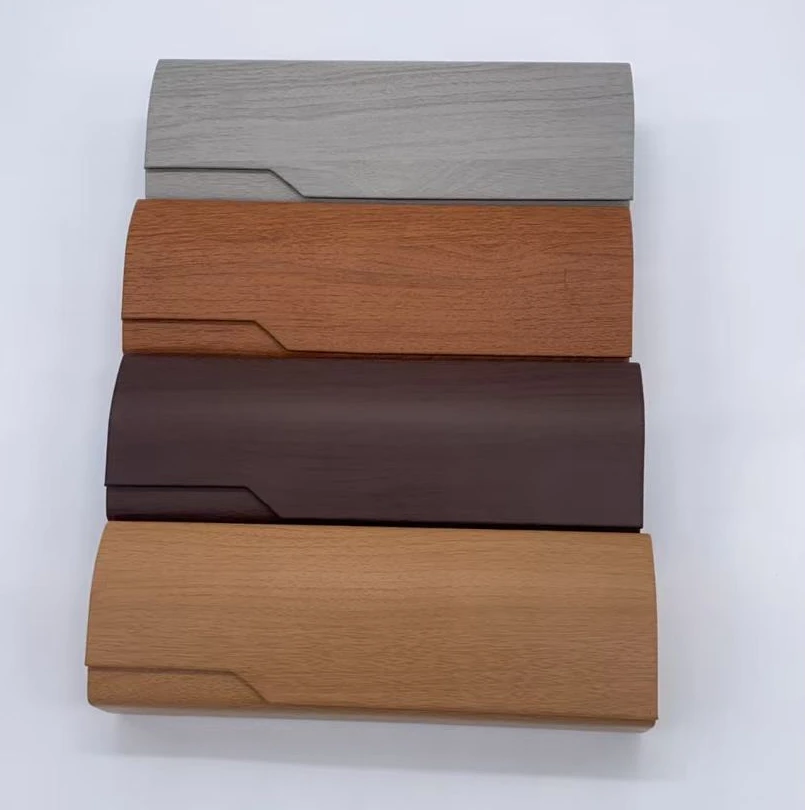 源头工厂新款木纹少口眼镜盒磁吸款手工盒少口眼镜盒200个链接