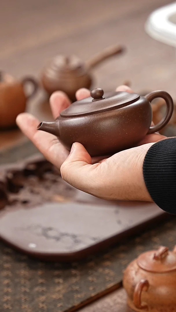 茶壶紫砂明式钵盂天青泥WG