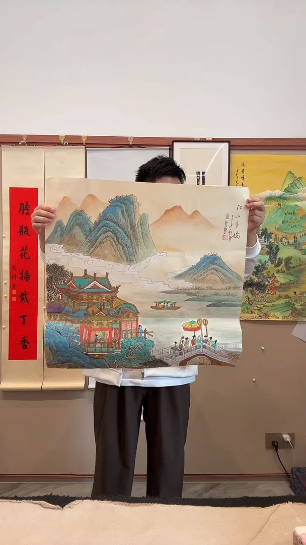 国画j赵老师国画作品一件