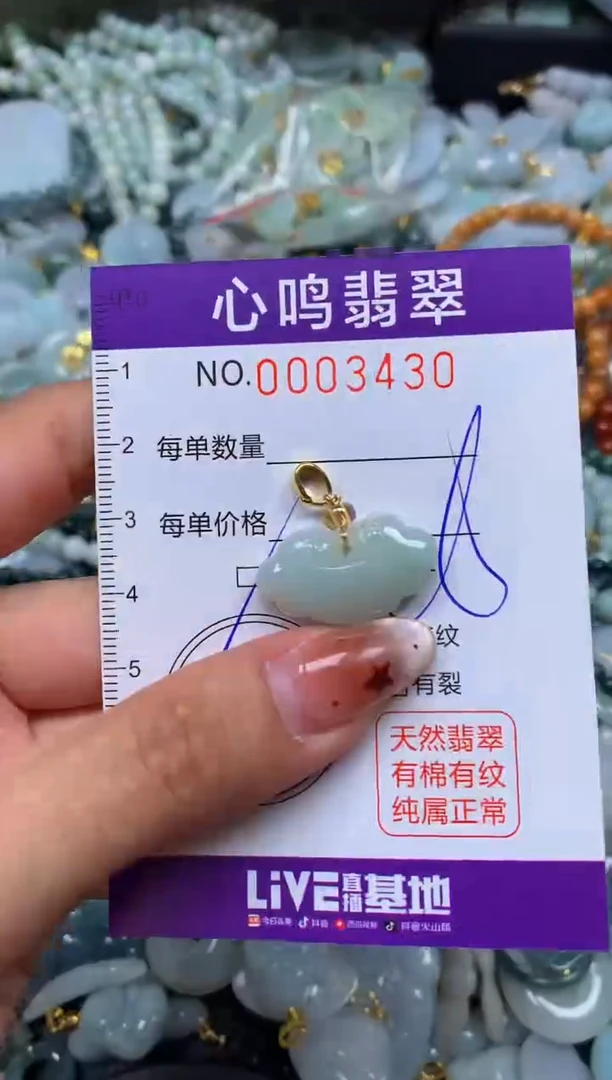 翡翠未镶嵌颈饰闪购003430多样性发其一