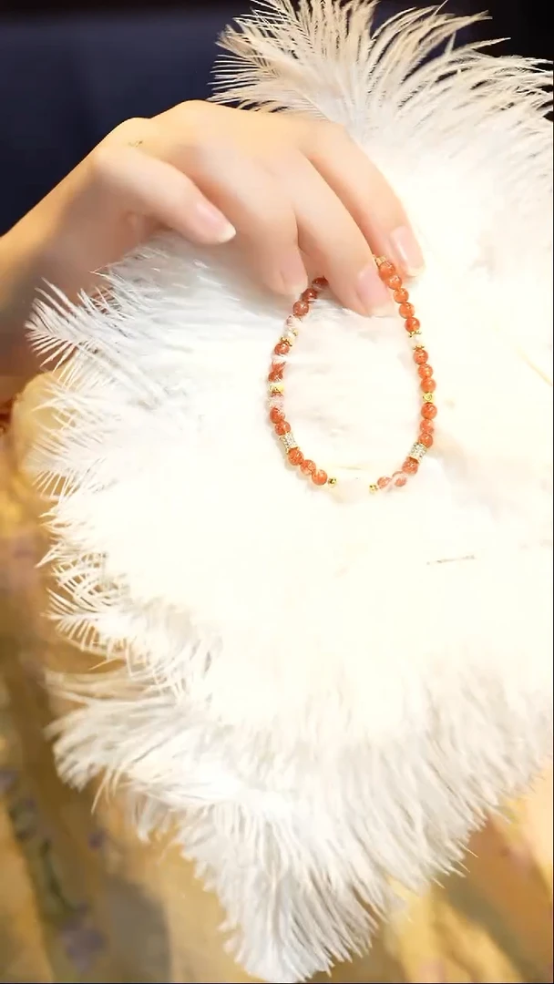 未镶嵌手链长石金太阳凤鸟手链