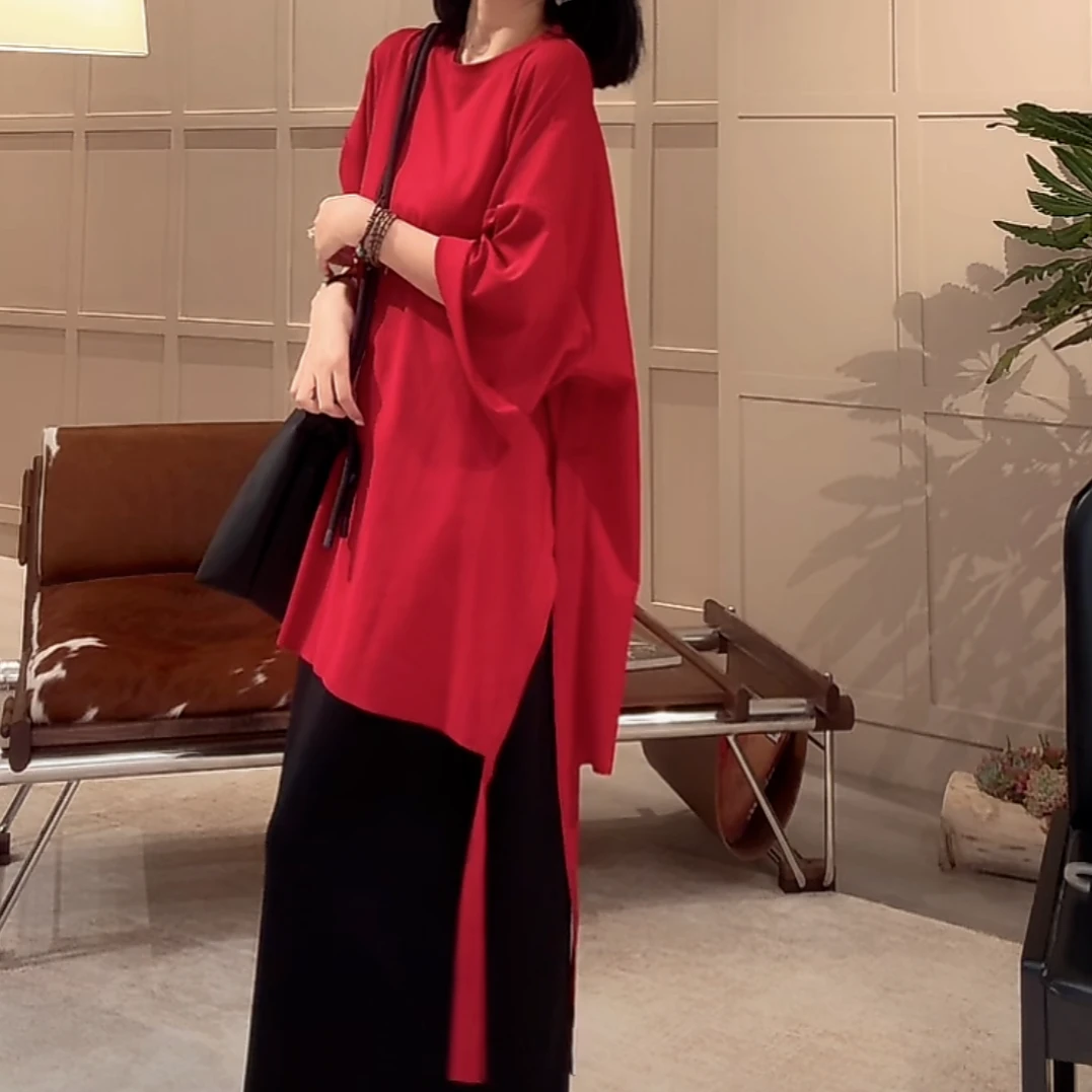 ZUOXIAOQI全糖侧开钗T恤*Z（衣长80/胸围150）