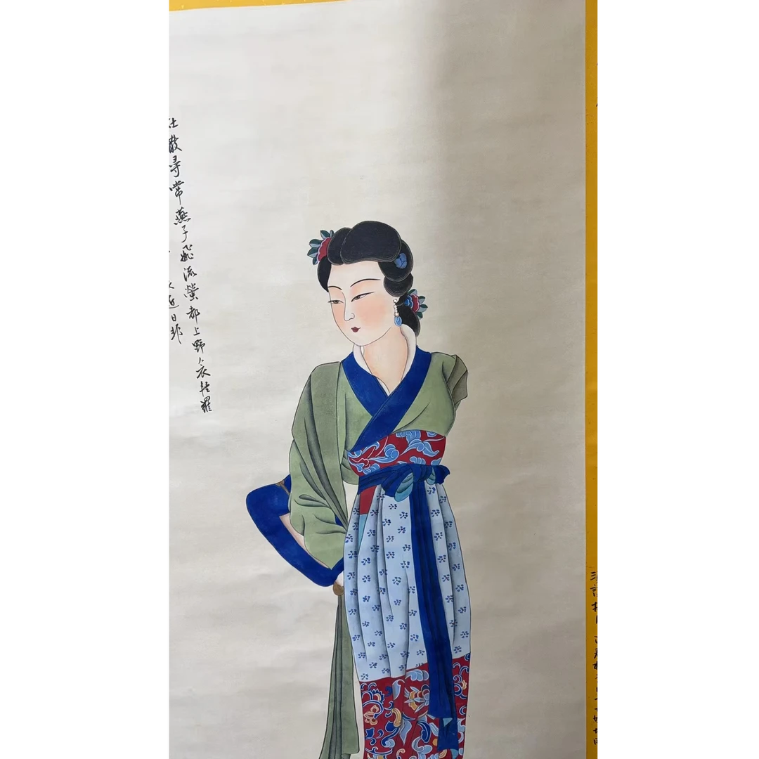 张老款 人物立轴 135 65 7.8平尺