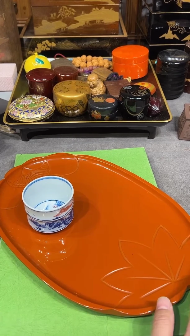 雕刻 大茶盘 大漆漆器大漆漆器