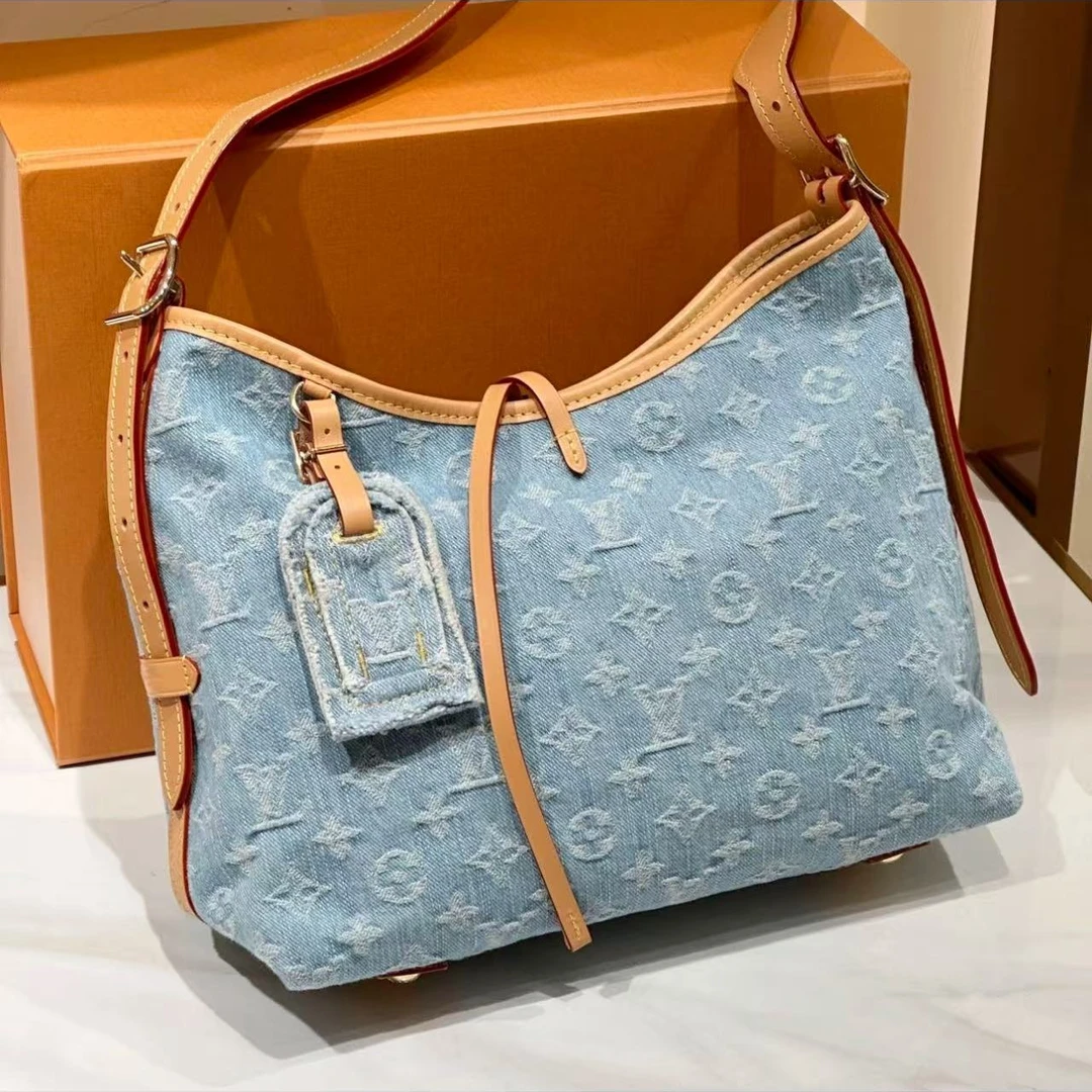 99新 LouisVuitton/路易威登 LV  牛仔小号carryall 18991998二店