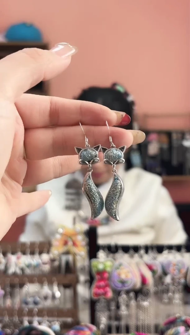 织绣艺枝独绣手工饰品147