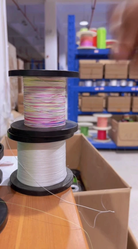 PE8编3号五彩高拉力水性尾货180米