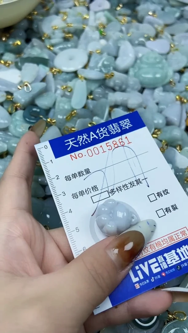 【闪购商品】翡翠颈饰未镶嵌天然A货翡翠