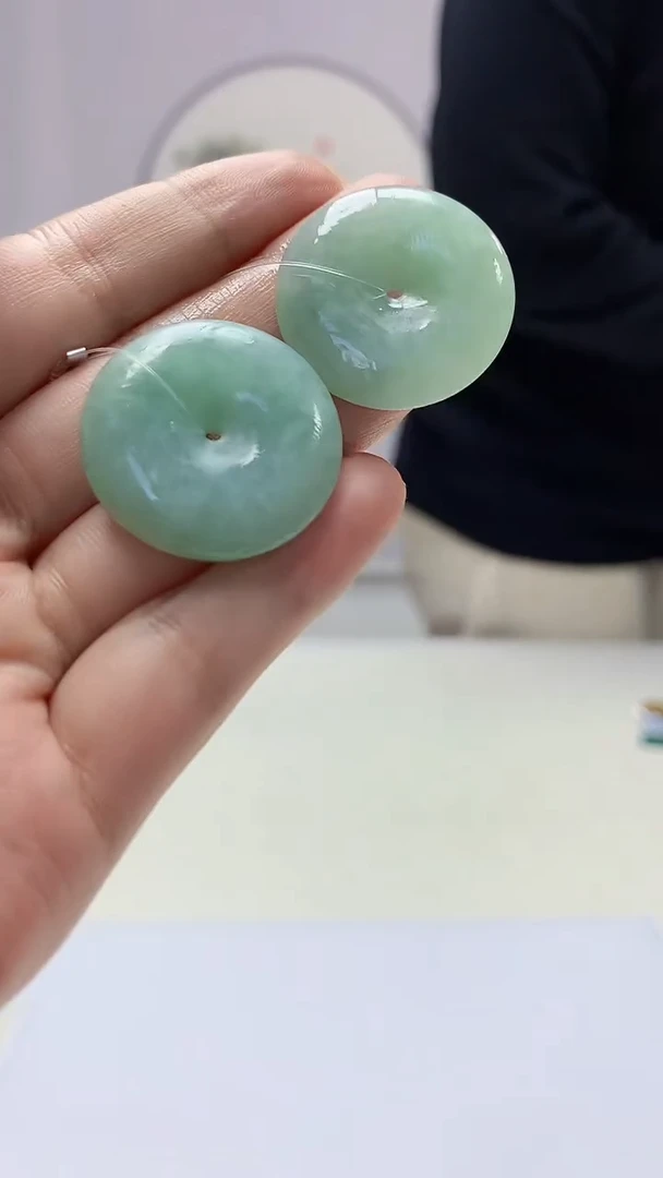 【闪购商品】定制翡翠未镶嵌5145ms-毛货139扣子