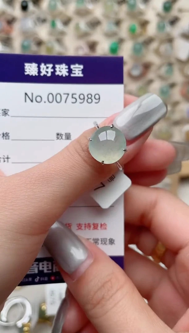 【闪购商品】翡翠戒指银S925镶嵌.........