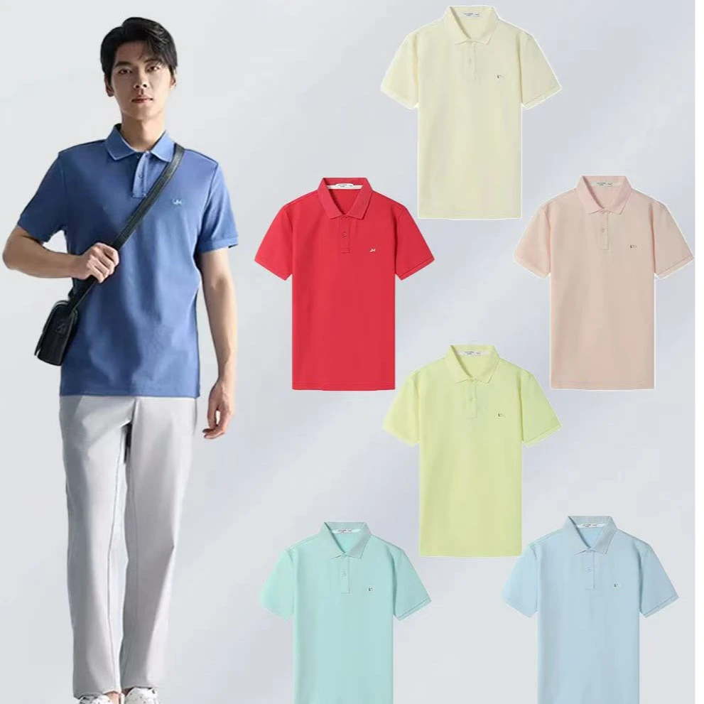 利郎【多彩透气POLO衫】2025夏季男士商务休闲透气POLO (A5XTX107)