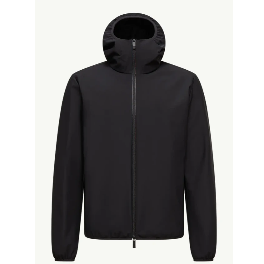 【甜嘴推荐】男士黑色连帽羽羽夹克