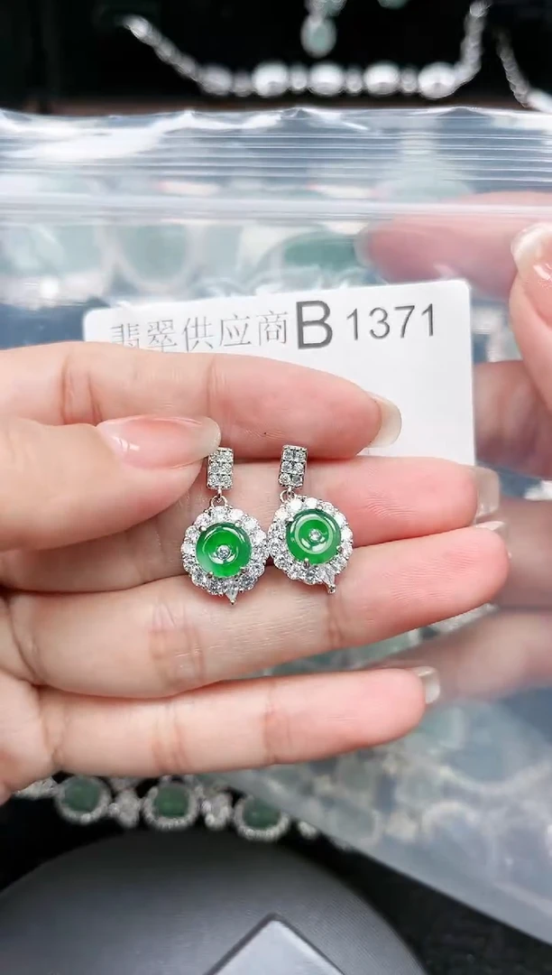 【闪购商品】翡翠颈饰未镶嵌赠皮绳1371