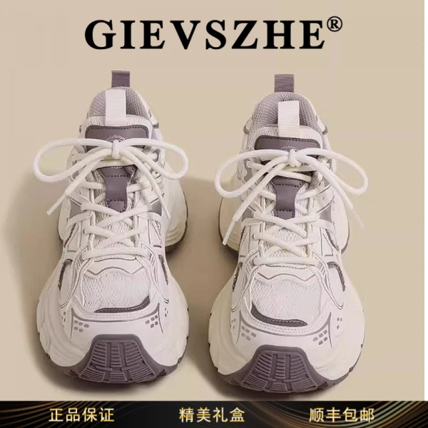 纪诗哲女鞋增高透气夏季韩版时尚休闲鞋潮流女ins风气质老爹鞋女