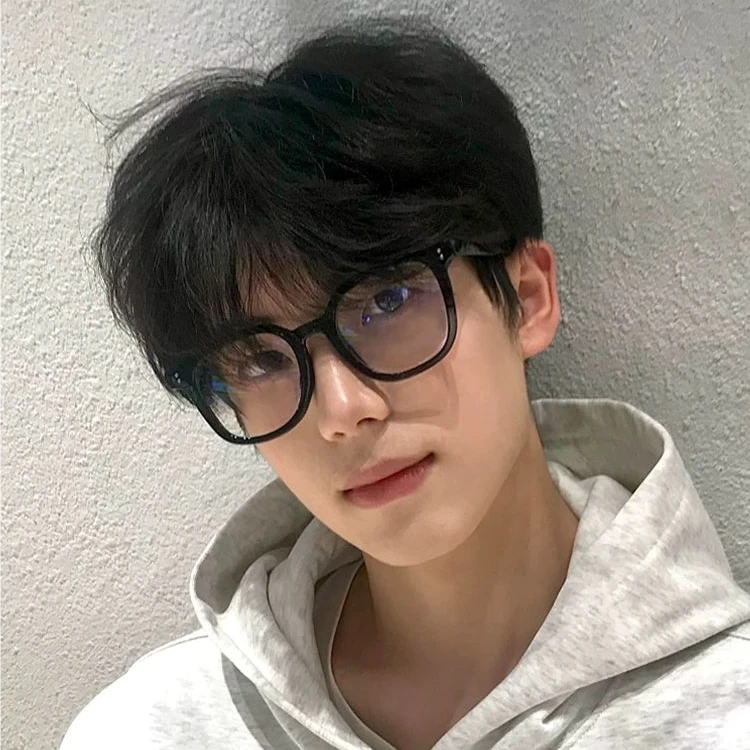 方形黑框眼镜男款近视可配度数潮流痞帅大框显脸小无度数平光镜女