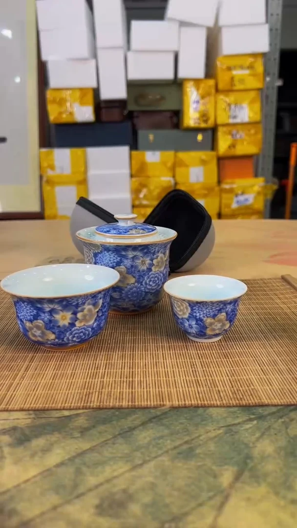 【闪购商品】快客旅行茶具陶瓷开播！