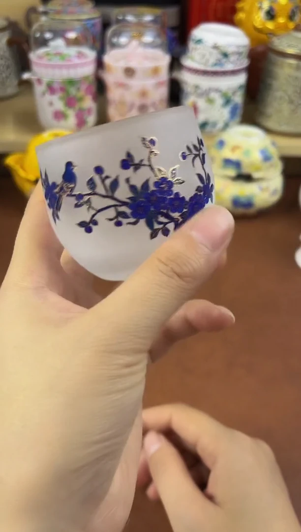 陶瓷茶具摆件旅行套组