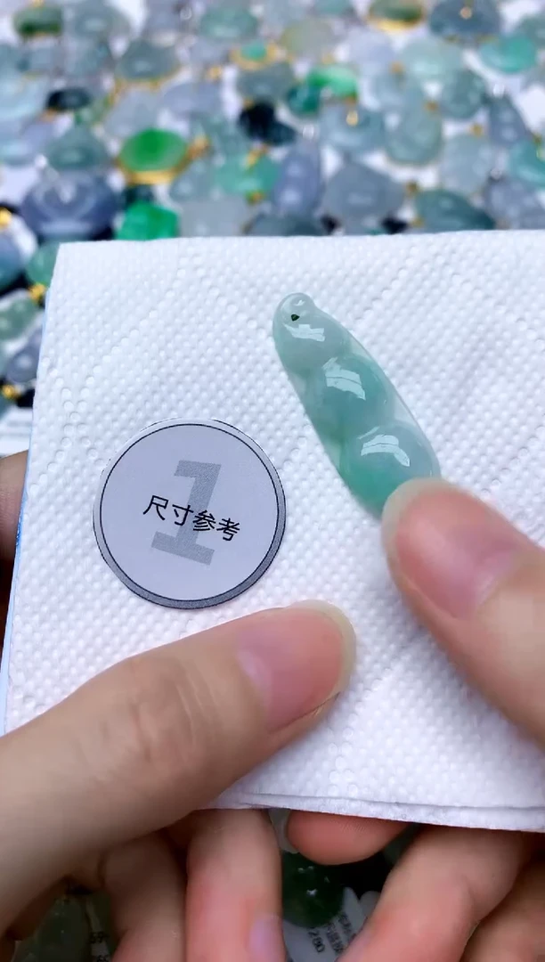 颈饰未镶嵌翡翠天然A货翡翠