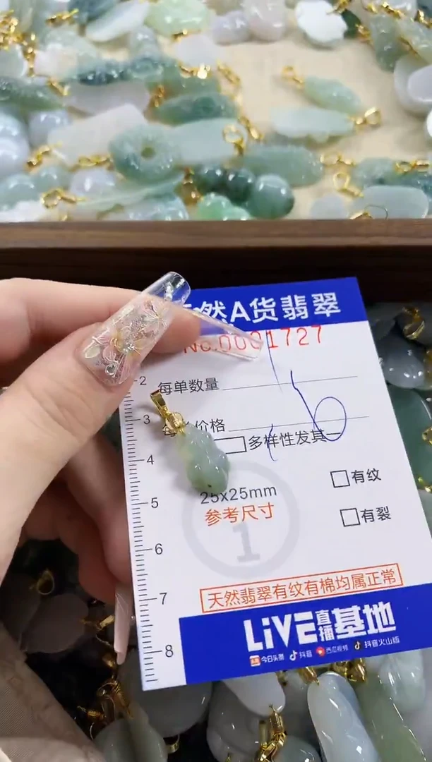 颈饰未镶嵌翡翠天然A货翡翠