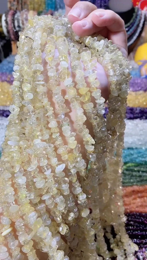 未镶嵌珠宝半成品水晶金发晶