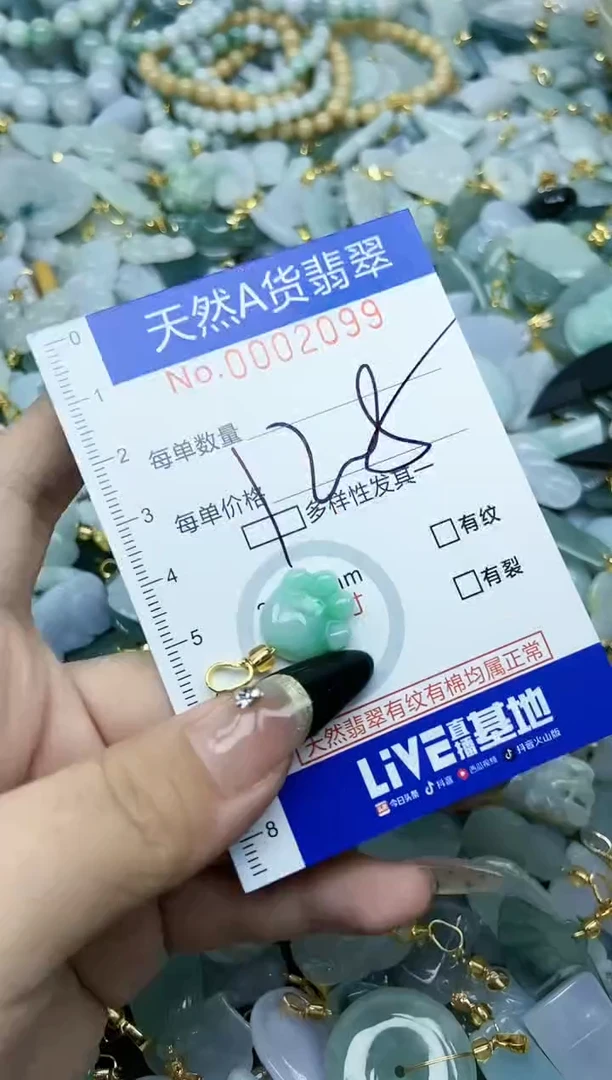 【闪购商品】翡翠颈饰未镶嵌天然A货翡翠