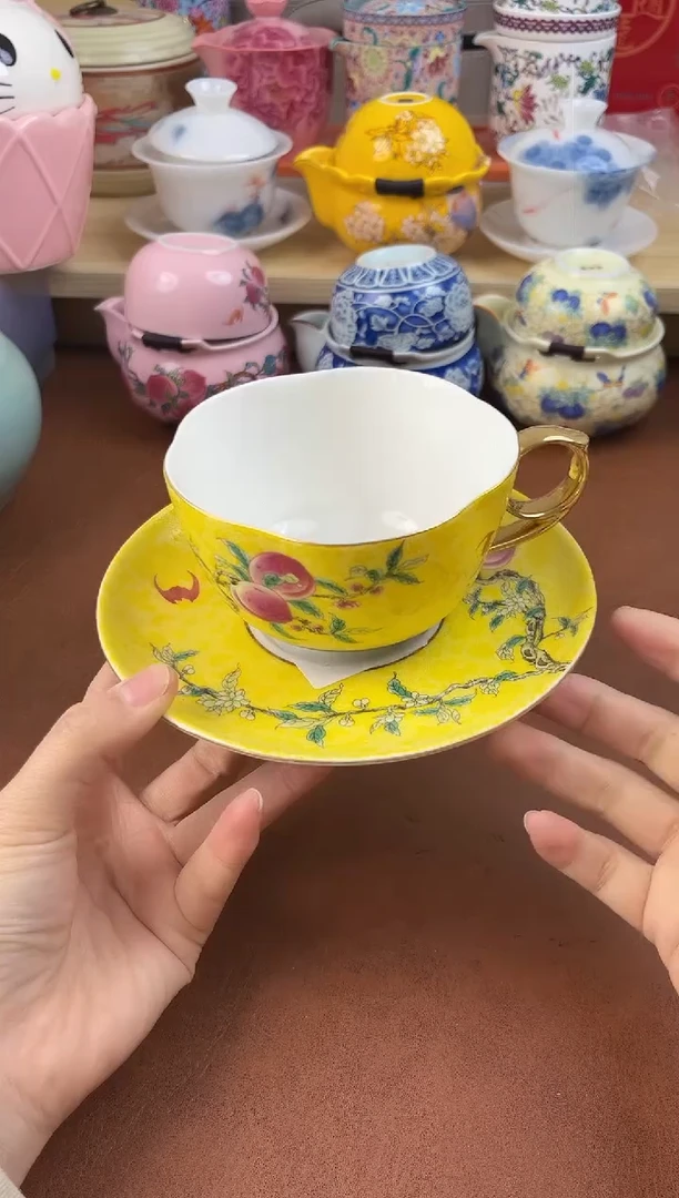 陶陶瓷茶具摆件旅行套组