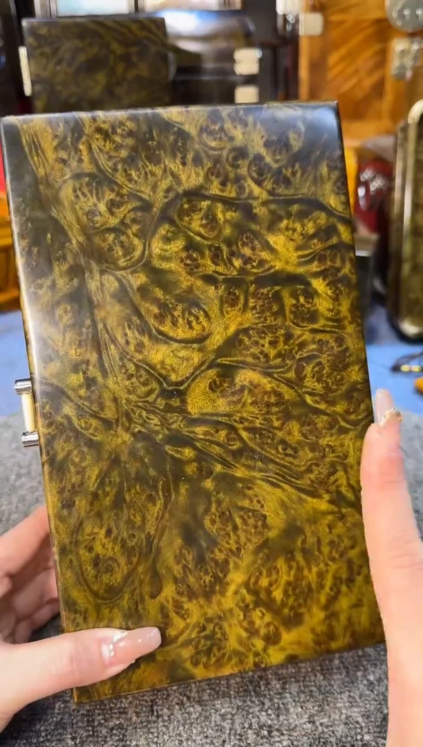 【闪购商品】乌木类成套家具阴沉乌木首饰盒Y339