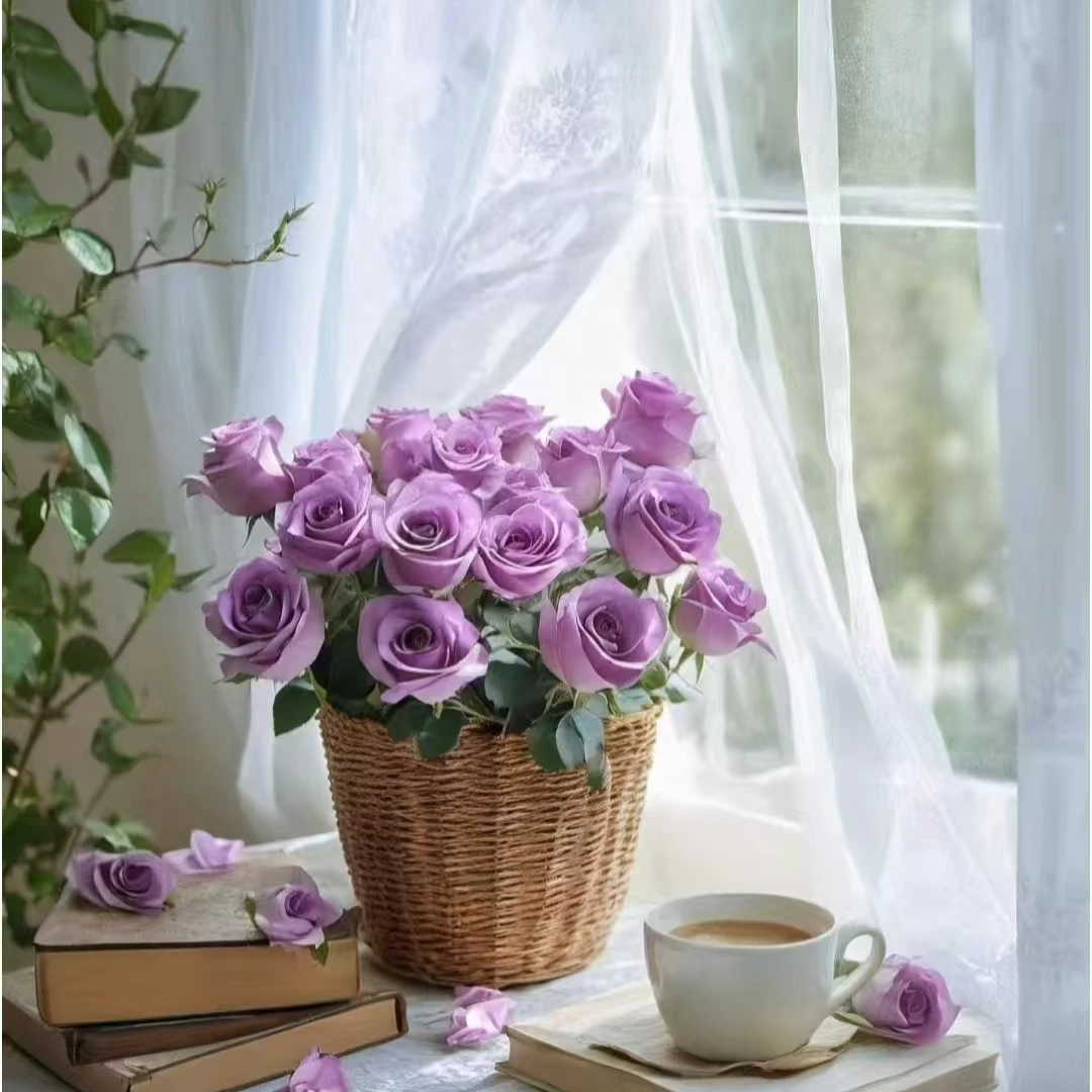 【藩篱匠人/紫霞仙子鲜花】高雅大气 办公家用鲜切花~