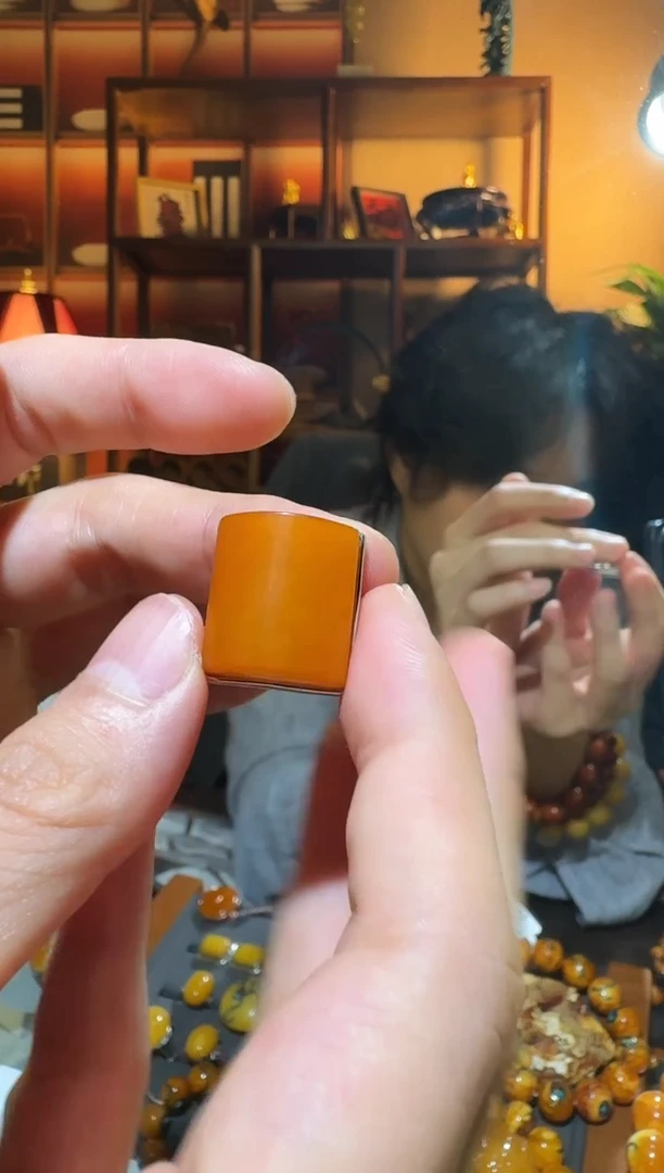 蜜蜡颈饰银S925镶嵌7509天然蜜蜡珠宝奇石