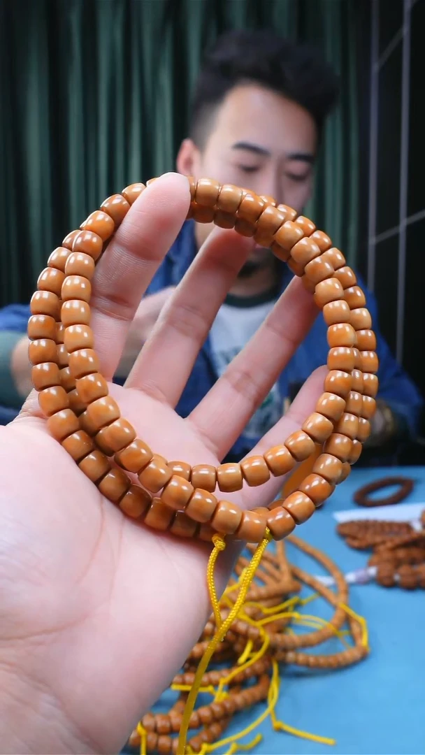 【闪购商品】菩提根/象牙果手串7mm左右龙脊老料直切脖挂